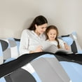 thumbnail image 5 of Castle Fairy Abstract Minimalist 2Pcs Bedding Comforter Set for Teens Girls Boys,Geometric Semicircle Twin Comforter Sets,Vintage Aesthetic Breathable Bedding Set,Super Cozy Room Decor, 5 of 8