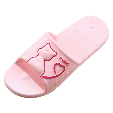 

KI-8jcuD Extra Wide Slippers For Women Womens Couple Shoes Cartoon Cat Non Slip Hollow Water Leakage Slippers Summer Home Bathroom Platform Slippers Grandma Slippers For Women Fuzzy Slip On Slippers