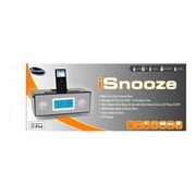 iConcepts iSnooze - Clock radio with Apple Dock cradle - black