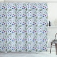 thumbnail image 1 of Ambesonne Thistle Shower Curtain, Spring Floral Motifs, 69"Wx84"L, Multicolor, 1 of 3
