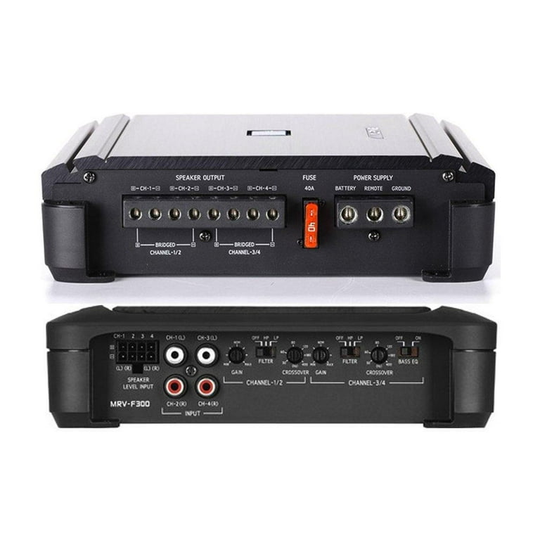 Alpine MRV-F300 4-Channel Car Amplifier, 50 Watts RMS x 4 W R-S69