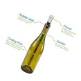 thumbnail image 5 of Enfriador de vino, barra enfriadora de botellas de vino de acero inoxidable 3 en 1 - Varilla enfriadora de vino rápida sin hielo con aireador y vertedor - Accesorios de vino perfectos Gif JFHHH pequeña, 5 of 5