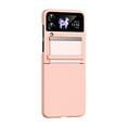 thumbnail image 2 of ELEHOLD Folding Case for Samsung Galaxy Z Flip 4 Slim Thin Case Retractable Belt Hinge Protection Scratch Resistant Shockproof Case For  Galaxy Z Flip 4,Pink, 2 of 7