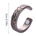 thumbnail image 3 of Fiudx Pulsera Desinfectante Linfática Ajustable En Terapia Magnética, Elegante Diseño Escult, Alivio Del Dolor, Potenciador de La Circulación, Hombres y Mujeres, Revestimiento Antioxidante., 3 of 6