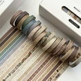 thumbnail image 4 of 20 Roll Washis Tape Slim Decorative Tape Masking Tape Retro Crafting Tape, 4 of 12