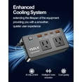 thumbnail image 4 of Inversor de corriente para auto YSOLX 300W con doble salida AC 110V y USB-C/A, 4 of 7