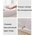 thumbnail image 6 of Kingfansion Bed Pillows Standard Clearance, Neck Support Pillow Sleeping Pillows Standard, Memory Foam Pillows Neck Pain Relief, White, 18x27, 6 of 7