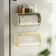 thumbnail image 5 of Bathroom Paper Towel Organizer Large Roll Wall Mount Holder with Clear Dustproof Cover Modern Tissue, 5 of 5