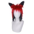 thumbnail image 1 of Peluca para cosplay Hazbins Hotels Alastor Anime Synthetic para adulto, 1 of 4