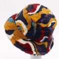 thumbnail image 3 of Fuzzy Bucket Hat for Women Furry Fur Bucket Hat Winter Warm Plush Fisherman Fluffy Sherpa Bucket Hat, 3 of 6