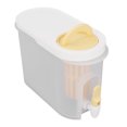 thumbnail image 5 of Hervidor frío de 3,9 l con grifo, gran capacidad, doble filtración, ahorra espacio, dispensador de bebidas con tapa para cocina, hogar, fiesta, bar, amarillo, 5 of 5
