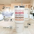 thumbnail image 4 of 40 oz Gigi Vacuum Insulated Water Bottle Travel Coffee Mug Cup Tumbler with Handle Lid and Straw, Mothers Day Gigi Gifts for Grandmother, 4 of 6