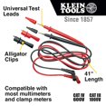 thumbnail image 2 of Replacement Test Lead Set, Right Angle Klein Tools 69410, 2 of 5