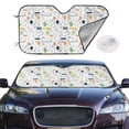 thumbnail image 2 of Fotbe Easter Rabbit Car Windshield Sunshade | Sun Visor Protector Front Window Shade, Keeps Out UV Rays, Keeps Your Vehicle Cool-, 2 of 7