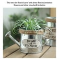 Clearance Deals Vintage Metal Iron Barrel Retro Flower Pot Bucket Home