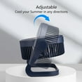 thumbnail image 5 of 5 inch USB Desk Fan,Topboutique Small Portable Fans,Electric Table Fan,Desktop Fans for Home Office,Compact Fan,Travel Fan for Camping Outdoor,Orange, 5 of 7
