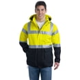 thumbnail image 1 of Port Authority J799S Menâ€™s Classic Safety Parka - Safety Yellow/ Black/Reflective - XS, 1 of 2