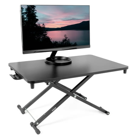 Vivo Small Standing Desk Converter Step Less Height Adjustable