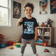 thumbnail image 2 of PLAYERA INFANTIL KPOP DEMON HUNTERS DISEÑO DERPY COLOR NEGRO TALLA 4, 2 of 4
