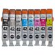 thumbnail image 1 of Cartucho de tinta CLI42 compatible con Canon CLI-42 CLI 42, compatible con impresoras láser PIXMA Pro-100, Pro100, Pro-100s, Pro100S, Pro 100S y 100 (paquete de 8, BK/C/M/Y/PC/PM/GY/LG)., 1 of 1