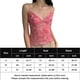 thumbnail image 3 of Camisola Floral Top con tirantes finos de malla floral para mujer Y2K Camisola rosa sin espalda con cuello en V (M) Cgtredaw Para estrenar, 3 of 9