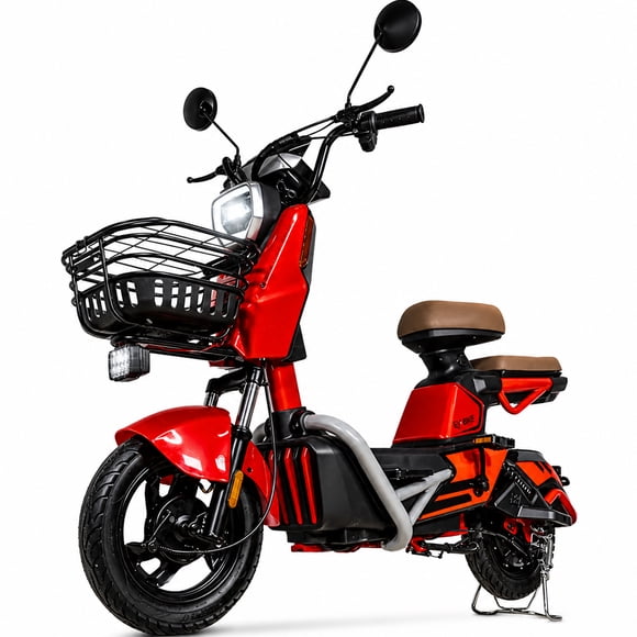 Bicicleta Electrica Moto Bici Scooter 3 Vel 55km/h 800w 60v Rojo Bizmo