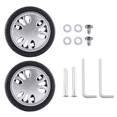 thumbnail image 2 of Luggage Wheels Replacement 50mm x 13mm Kits Universal Environmentally Friendly PU Luggage Repair 1 Pair, 2 of 7