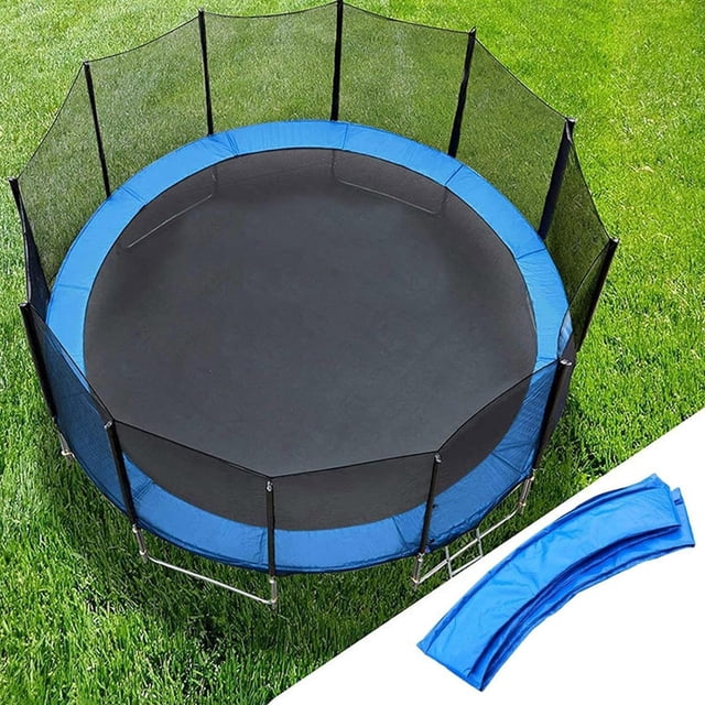 Coussin de Remplacement pour Ressort de Trampoline Rond de 10 Pi Robuste avec Bord pour l'Extérieur