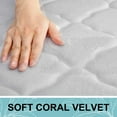 thumbnail image 3 of Buganda Memory Foam Bathroom Rugs, Ultra Soft and Absorbent Bath Mat, Thick Bath Rug for Bathroom Floor, 47x17, White, 3 of 10