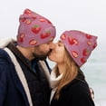 thumbnail image 5 of Kdxio Cute Strawberry Winter Beanie for Men Women Beanie Knit Hat Cuffed Cap Beanie Knit Chunky Snow Cap, 5 of 6