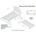 thumbnail image 7 of Richmond Twin Extra Long Bed with Footboard and Twin Extra Long Trundle in Grey, 7 of 7