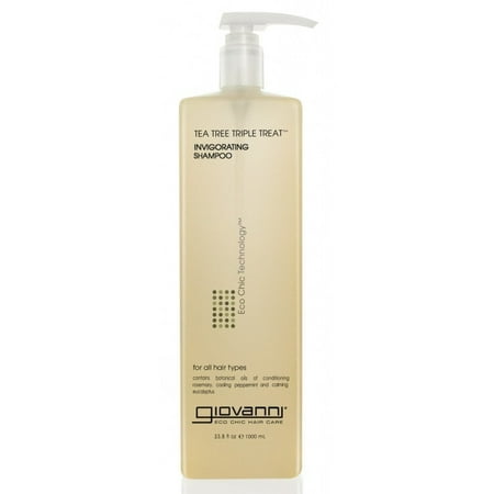 Dyna Triple Trees - Giovani Tea Tree Triple Treat Invigorating Shampoo, 1000 ml / 33.8 oz
