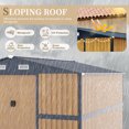 thumbnail image 5 of LiviNest 10x12 FT Outdoor Storage Shed: Metal Garden Shed with Lockable Doors & 2 Windows - Multi-Purpose Backyard Shed for Urban Farmers & Workshop Storage, 5 of 6