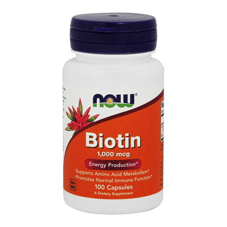 NOW Foods - Biotine 1000 mcg. - 100 Capsules