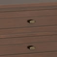 thumbnail image 5 of Warm Shaker Solid Wood 24 inch Wide Transitional Nightstand in Russet Brown, 5 of 14
