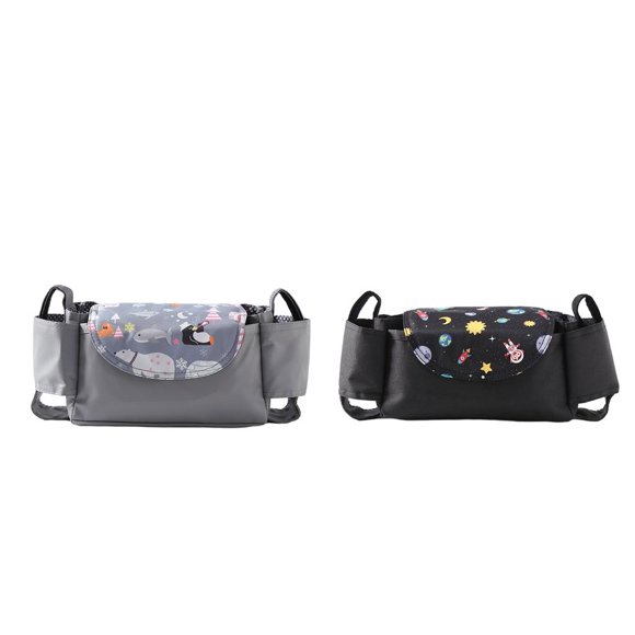 2pcs Organizador Botella Portavasos Bolsas de pañales Bolsa de pañales