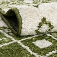 thumbnail image 6 of Rugs.com Moroccan Trellis Collection Rug – 5 Ft Round Ivory Green Medium Rug Perfect For Kitchens, Dining Rooms, 6 of 8