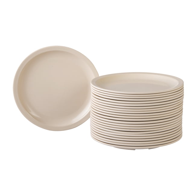 Plato Trinche Chico De Melamina 19 Cm. 24 Piezas