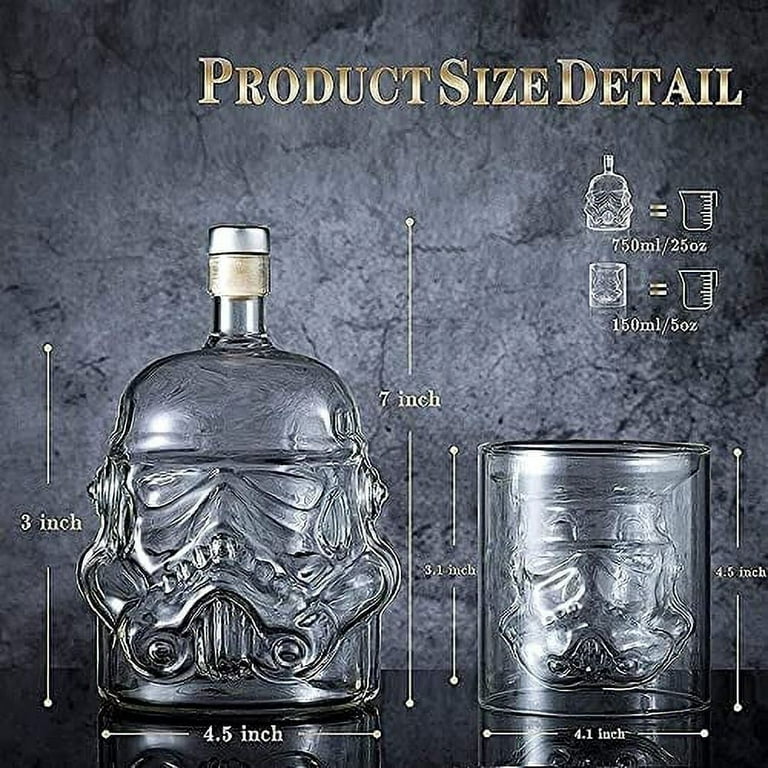 Stormtrooper Bottle Decanter, Starwars Storm trooper Whiskey
