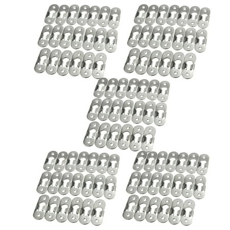 

100 Pcs 44mm Metal Keyhole Hanger Fasteners Photo Painting Fasteners