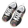 thumbnail image 3 of Pzuqiu Pug Dog Big Girls Tennis Shoes Size 4 Lace Up Athletic Shoes Lightweight Running Shoes Mesh Breathable Sneakers Hiking, 3 of 7