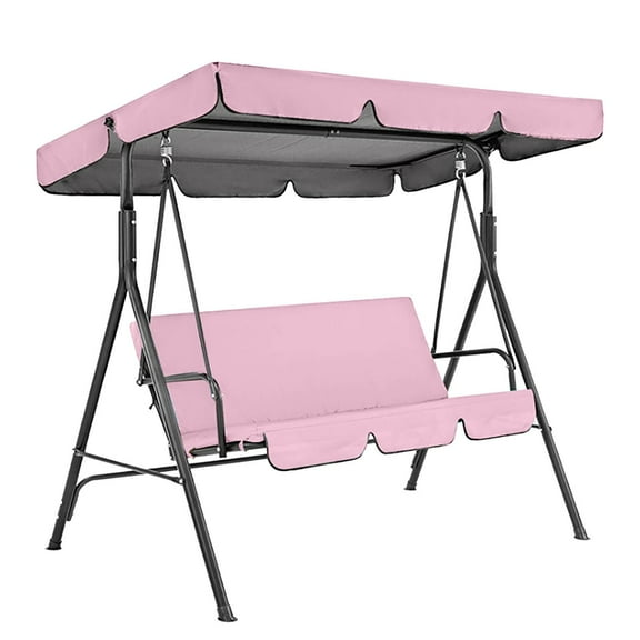 Ruroz Patio Swing Roof Cover and Swing Seat Cover ,Waterproof Oxford Cloth Swing Canopy Top Cover and Swing Seat Cover Patio for Outdoor Lawn Garden, Sunscreen Uv All Weather Protection