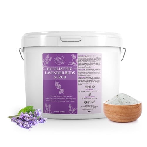 Exfoliating Lavender Bud Scrub - 128oz