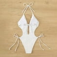thumbnail image 5 of Cathalem Womens Bathing Suits Plus Size Women One Piece Swimsuits Tummy Control Bathing Suit Swimwear(White,S), 5 of 5