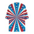 thumbnail image 5 of Pisexur Cardigan for Women Light Weight Cardigans Sun Protection CardiganLadies' Cardigan Independence Day Printed Spring And Summer Long Sleeved Printed Multicolor,M, 5 of 5