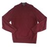 Nautica NEW Burgundy Red Mens Size 2XL 1/2 Zip Ribbed Mock-Neck Sweater