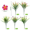 thumbnail image 5 of Scidweet 20 Bundles Artificial Fake Flowers, Outside Plastic Flowers Faux Plants Spring Summer Decoration for Home Indoor Outdoor Garden Decoration (Multicolor), 5 of 6
