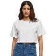 thumbnail image 2 of Build Your Brand Womens Oversized Short-Sleeved Crop Top, 2 of 2