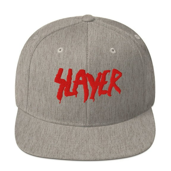 Slayer Embroidered Logo Snapback Hat
