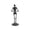 Skeleton, variant on Skeleton Hand Taper Candle Holder,9”Halloween Skeletal Hand Candlestick Tabletop Ornament, Gothic Skeleton Sculpture Bone Candle Stand, Halloween Party
